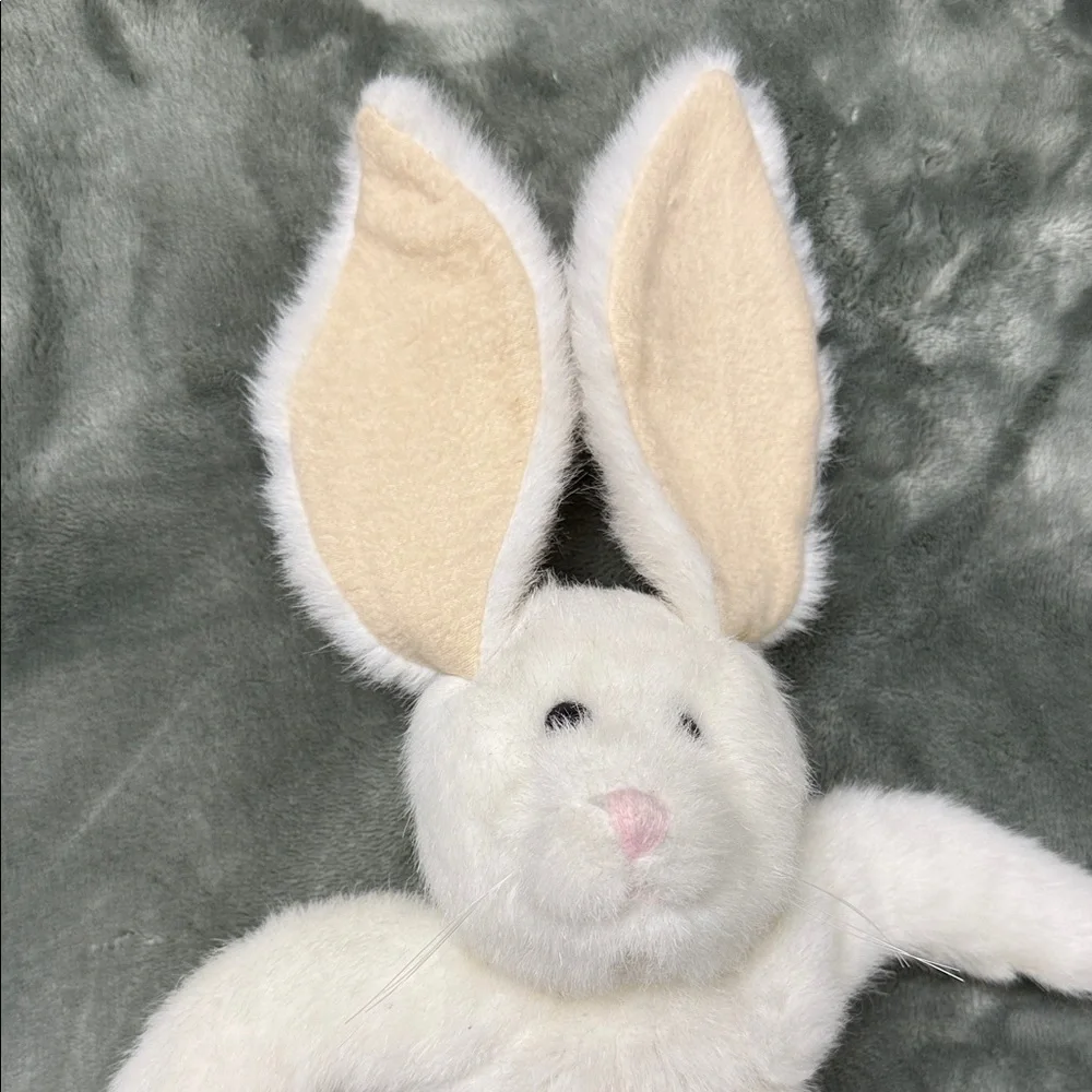 Plush White Bunny Toy